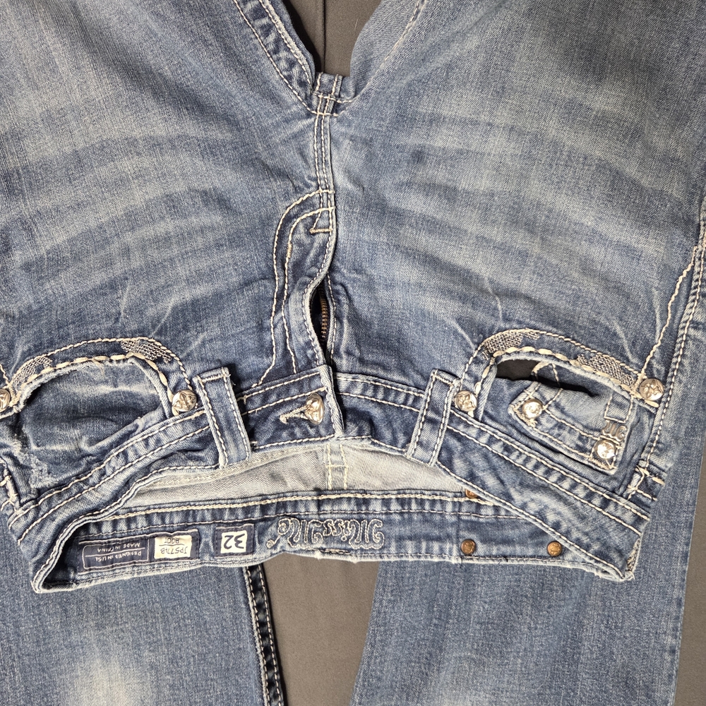 Miss Me Light Blue Boot Cut Jeans